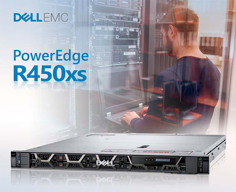 DELL EMC PowerEdge R450 rack szerver (4x3.5")