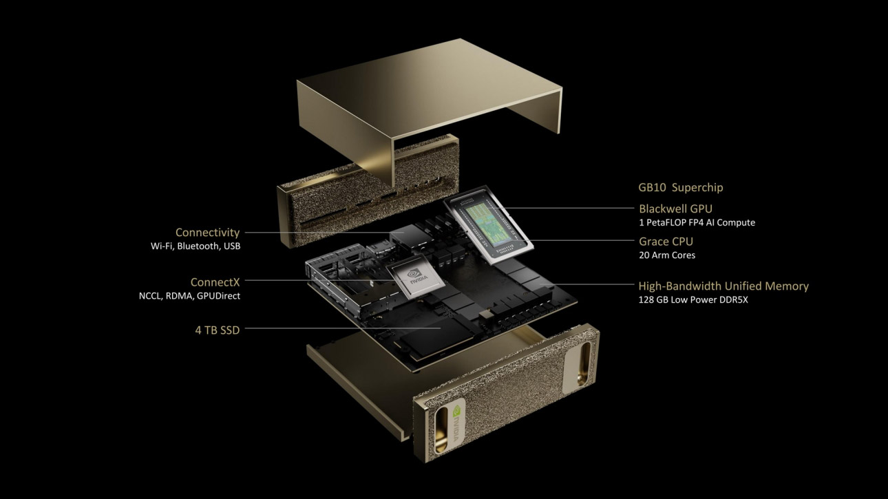 NVIDIA-DGX-SPARK robbantott ábra