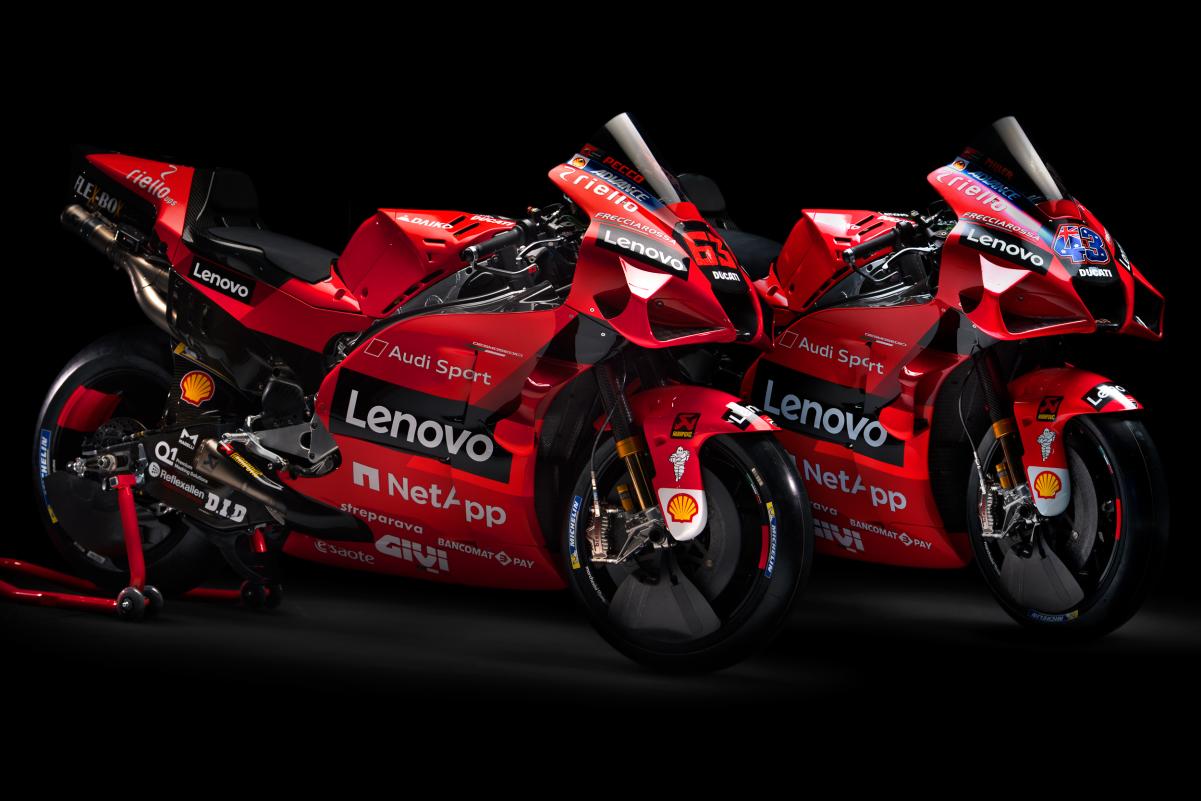 Lenovo szponzorált MotoGP motor
